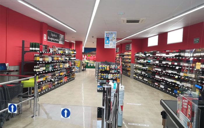 Interior tienda