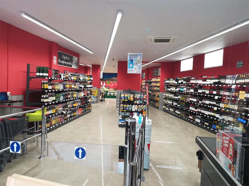 Interior tienda