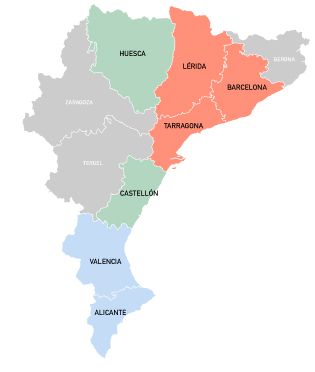 mapa areas castellano