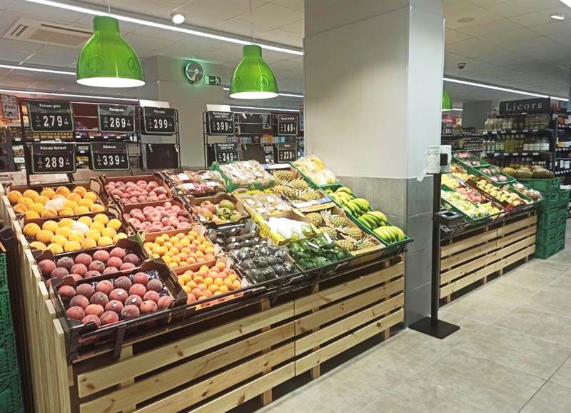 Sección de fruta