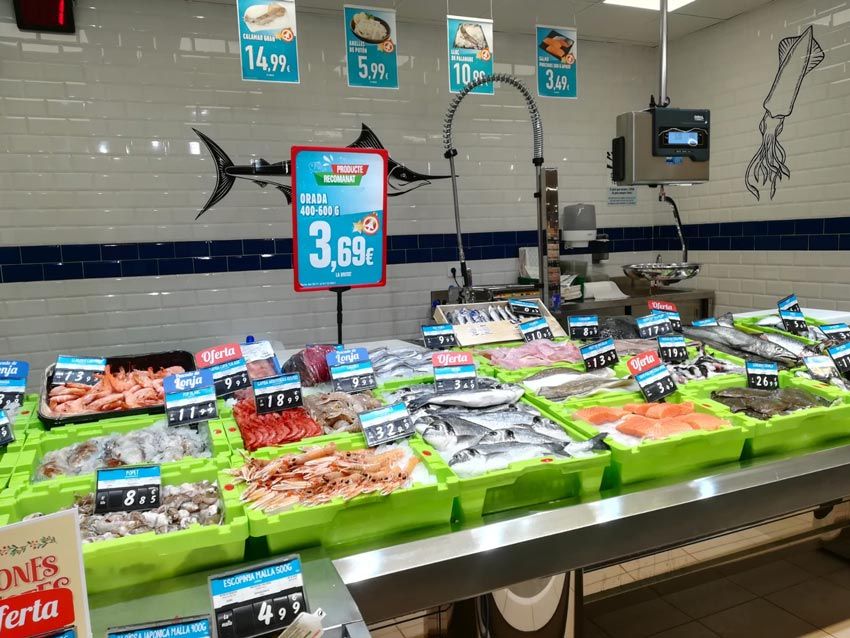 L'Ampolla pescadería