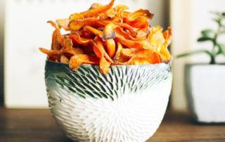 Chips de zanahoria