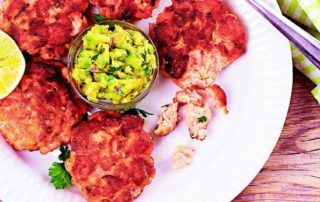 Hamburguesa salmón