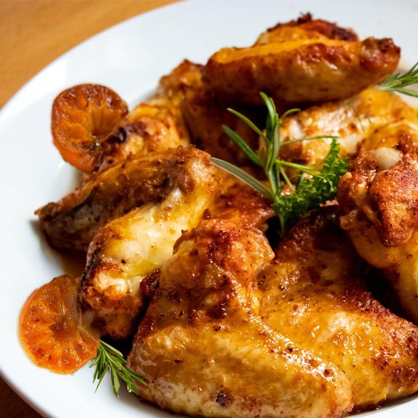 Pollo naranja