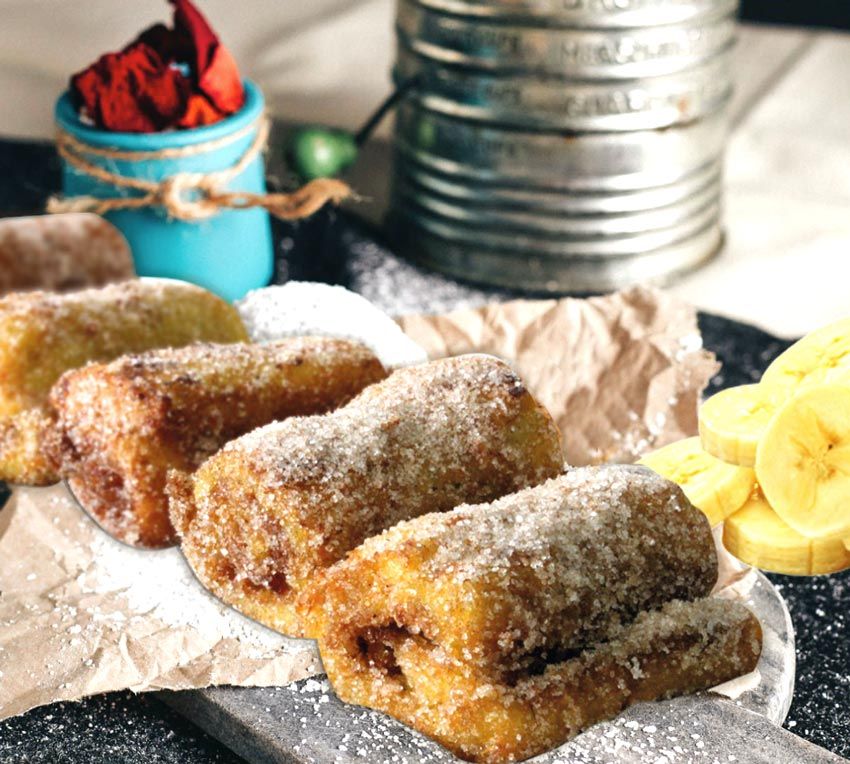 Torrijas de plátano